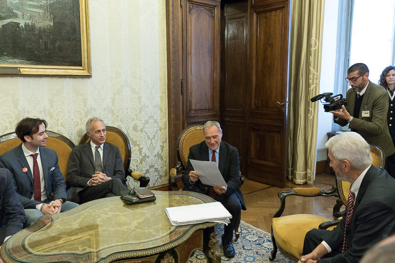 DELEGAZIONE COORDINAMENTO PER LA DEMOCRAZIA COSTITUZIONALE (© 2017 Carmine Flamminio / Senato della Repubblica)